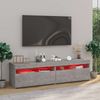 vidaXL TV-Schränke 2 Stk. mit LED-Leuchten Betongrau 75x35x40 cm 804400 Bild 4