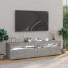vidaXL TV-Schränke 2 Stk. mit LED-Leuchten Betongrau 75x35x40 cm 804400 Bild 5