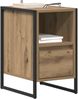 vidaXL Nachttisch Kunsthandwerk Eiche 39,5 x 30 x 50 cm Holzwerkstoff 886664 Bild 3