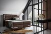 Boxspringbett Schlafzimmerbett 180x200cm AMORE Nr. 3 Braun inkl. LED-Beleuchtung Bild 5