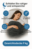 9 kg Gewichtsdecke | ca. 135 x 200 cm | Entspannungsdecke – schwere Bettdecke | Anti-Stress Decke | Therapiedecke | weicher Polyester-Fleece-Bezug Bild 2