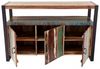 Kommode Retro 140x90x45 aus recyceltem Mangoholz Bild 4