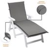 Sleepling Liegenauflage waschbar, Polyester grau, 193 x 58 x 6 cm Bild 2