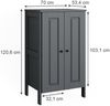 Kinderkleiderschrank Ajaton Grau 70 x 120.6 cm Vitalispa Bild 3