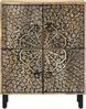 vidaXL Beistellschrank 60x33x75 cm Massivholz Mango 358238 Bild 5