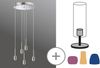 Paulmann Living 2Easy MyLED Pendel Pandellampe Rondell 5x4,8W LED Eisen gebürste3753 Bild 3