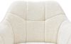 CLP 2er Set Esszimmerstuhl Scott I Samt oder Stoff I Sessel mit Metallgestell I,creme Stoff Bild 4