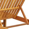 vidaXL Sonnenliege 2 pcs Braun 65 x 199 x 84 cm Massivholz Akazie 3325194 Bild 4