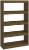 vidaXL Bücherregal/Raumteiler Honigbraun 80x30x135,5 cm Kiefernholz 808196 Bild 2