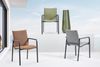 Best Freizeitmöbel Alu Dining-Sessel Positano Polstersessel Outdoorstoff Gartensessel versch. Farben anthrazit/hellgrau Bild 2