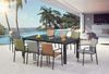 Best Freizeitmöbel Alu Dining-Sessel Positano Polstersessel Outdoorstoff Gartensessel versch. Farben anthrazit/hellgrau Bild 4