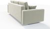 Sofa 3-Sitzer CARDE mit Schlaffunktion Creme Bild 3