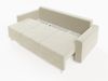 Sofa 3-Sitzer CARDE mit Schlaffunktion Creme Bild 5