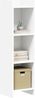 vidaXL Bücherregal Weiß 30 x 30 x 111 cm Holzwerkstoff 8011275 Bild 2