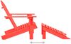 vidaXL Adirondack-Gartenstuhl mit Fußstütze Massivholz Tanne Rot 315863 Bild 5