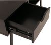 Konsolentisch HWC-E92 3D-Struktur 100x40 cm schwarz Bild 4