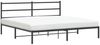 vidaXL Bettgestell mit Kopfteil Metall Schwarz 193x203 cm 355371 Bild 2