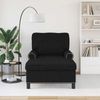 vidaXL Lounge-Liege mit Kissen Schwarz 91 x 157 x 91 cm Stoff 42022932 Bild 3