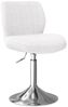 Furnicopia Bürostuhl Barhocker, Schminkhocker, um 360° drehbar, höhenverstellbar (Schreibtisch und Stuhl im 1er- oder 2er-Set, ergonomisch gestaltet, mit gepolsterter Rückenlehne, geeignet für Schminktische, Schlafzimmer, Arbeitszimmer und Esszimmer) Bild 2