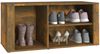 vidaXL Schuhregal Räuchereiche 100x35x45 cm Holzwerkstoff 816925 Bild 4