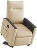 vidaXL Relaxsessel mit Aufstehhilfe Elektrisch Creme Stoff 3324070 Bild 3