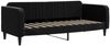 vidaXL Tagesbett mit Matratze Schwarz 80x200 cm Samt 3197036 Bild 3
