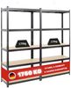 PROREGAL® Schwerlastregal MegaDeal 2x Kellerregal GORILLA 180x90x40cm Fachlast 175kg Schwarz, Garagenregal Werkstattregal Lagerregal Lastenregal 875kg Gesamtlast Bild 5