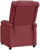 vidaXL Massagesessel Weinrot Kunstleder 340166 Bild 5