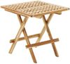 Teak Beistelltisch Natur Klapptisch Holztisch Gartentisch Balkontisch Terrassentisch Campingtisch Bistrotisch Partytisch Kaffeetisch Tisch Gartenmöbel Bild 2