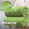 NatureMark Duschtücher 2er-Set Frottier Duschtücher 70x140cm, 100% Baumwolle (2-St), Premium Qualität, DUSCHTUCH, Dusch-Handtuch, 70x140cm, Apfel grün Bild 3