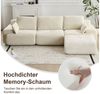 Leawin Sofa Sofa 3-2-1 Sitzer mit Schlaffunktion – Wohnzimmersofa modern & bequem, Bequemes Sofa mit Bettfunktion – modern, kompakt und flexibel nutzbar Bild 2