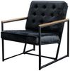 KAWOLA Sessel ARLY Polstersessel Bezug Velvet schwarz 80 x 80 x 63 cm Bild 3