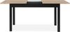 Esstisch >Coburg< ausziehbar 180cm, Artisan Eiche / Schwarz - 140/180x76,5x80 (BxHxT) Bild 4