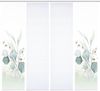 HOME WOHNIDEEN Schiebegardine 84096 ABANIO Schiebegardine rec. Polyester, 245x60 cm, halbtransparent (4 St), Paneelwagen, transparent, Polyester (recycelt) Polyester Bild 3