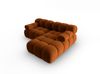 Micadoni Modulares Ecksofa Bellis 3-Sitzer Rechts Samt Bluvel Terrakotta Bild 3