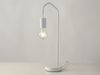 Außergewöhnliche Tischlampe HABITAT weiß - minimalistische Designerlampe, Höhe 48 cm Bild 3