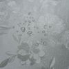 laro Tischdecke Wachstuchtischdecke Vintage Blumen Silber PVC Eckig Bild 2