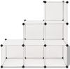 vidaXL Regalsystem Würfel-Regal mit 6 Fächern Weiß 244922 Bild 3