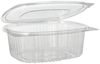 50 Feinkost- und Salatschalen mit Klappdeckel, R-PET oval 750 ml 6,2 x 14,4 x 17,5 cm klar Bild 1