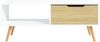 vidaXL Couchtisch Weiß und Sonoma-Eiche 100x49,5x43 cm Holzwerkstoff 326791 Bild 3