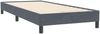 vidaXL Boxspringbett mit Matratze Dunkelgrau 80x220 cm Samt 3318388 Bild 5