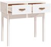 vidaXL Konsolentisch Weiß 76,5x40x75 cm Massivholz Kiefer 821750 Bild 4