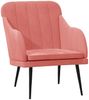 vidaXL Sessel Rosa 63x76x80 cm Samt 351457 Bild 2