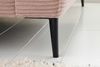 KAWOLA Ecksofa CARA Sofa Recamiere links Cord rosa 84 x 190 x 272 cm Bild 5