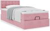 vidaXL Ottoman-Bett mit Matratze Rosa 80x200 cm Samt 3311884 Bild 4