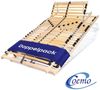 Lattenrost ERGO K, Coemo, Kopfteil manuell verstellbar, Fußteil nicht verstellbar, 2 Stück, 70x200 Doppelpack, hoher Schlafkomfort, preisgünstige Selbstmontage Bild 2
