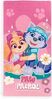 Paw Patrol Strandtuch Kinderhandtuch aus Baumwolle in Rosa, 70cm x 140cm Bild 4