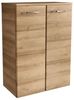 FACKELMANN MILANO Doppel Midischrank 30 cm breit, Braun hell Bild 4