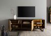 TV-Board Mango / Altholz 180x47x60 schwarz / natur lackiert DAVIS #10 Bild 4