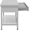 Royal Catering Arbeitstisch 150 x 60 cm Edelstahltisch mit Schubladen Gastro Edelstahl 295 kg Bild 3